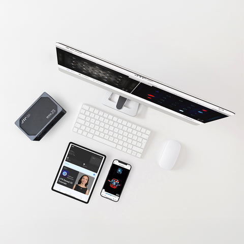 Use with monitor or control via tablet or phone.