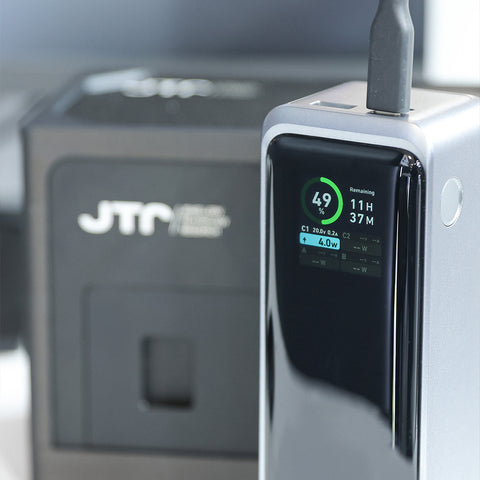 Analyze anywhere with a power bank.